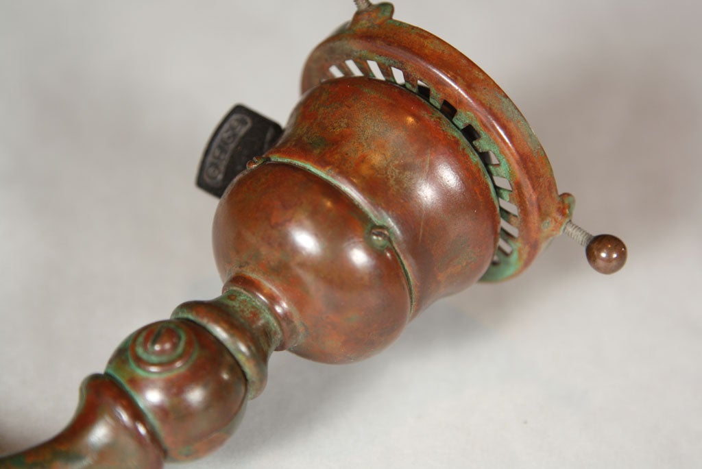 Tiffany Studios Counterbalance Desk Lamp Damascene Shade 3